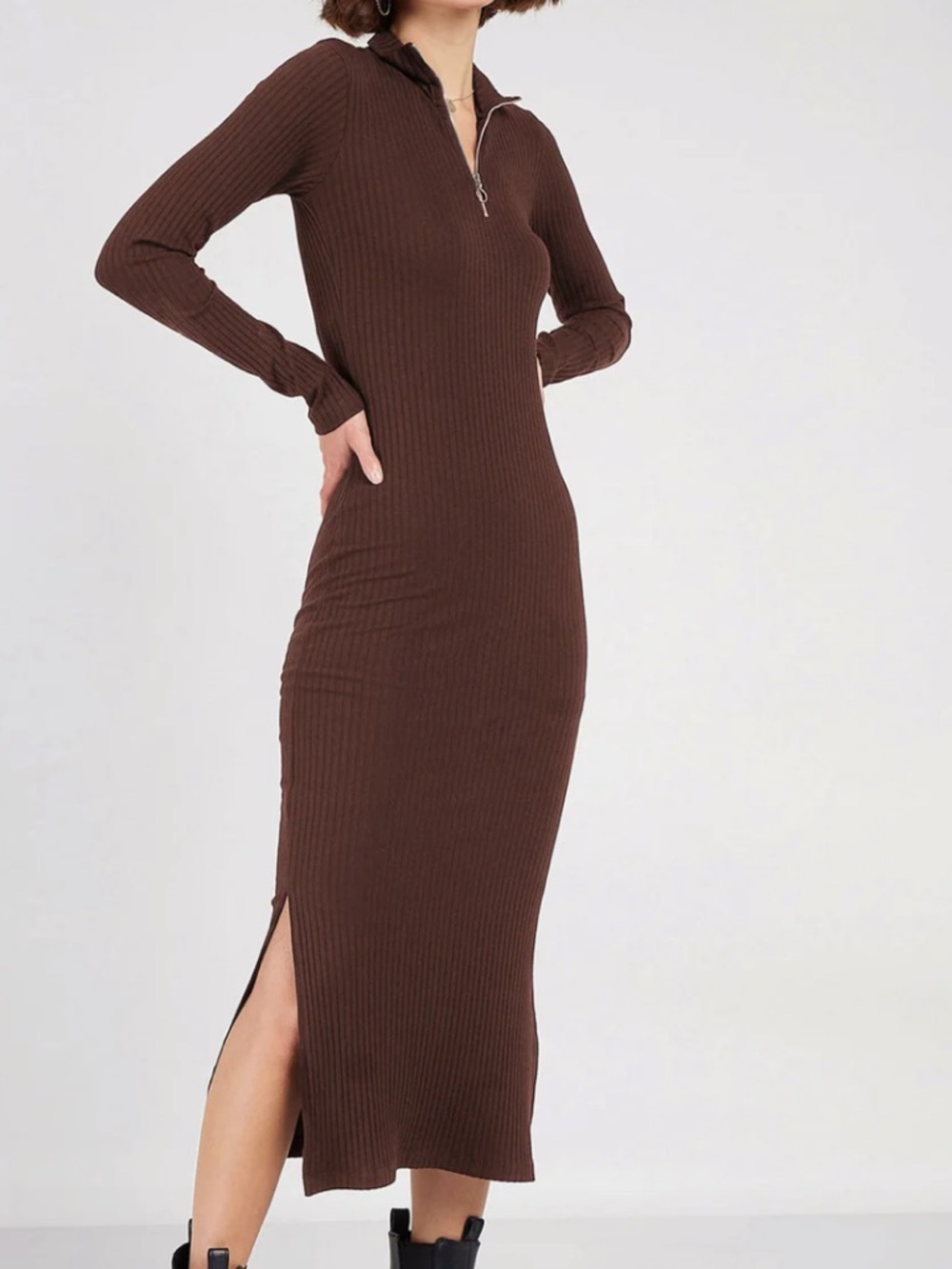 Pretty Little Thing Plus Ribbed Dress  XL